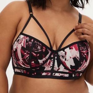 🆕 Strappy Underwire Longline Bralette 2 2X 18 20 NWT Torrid New!